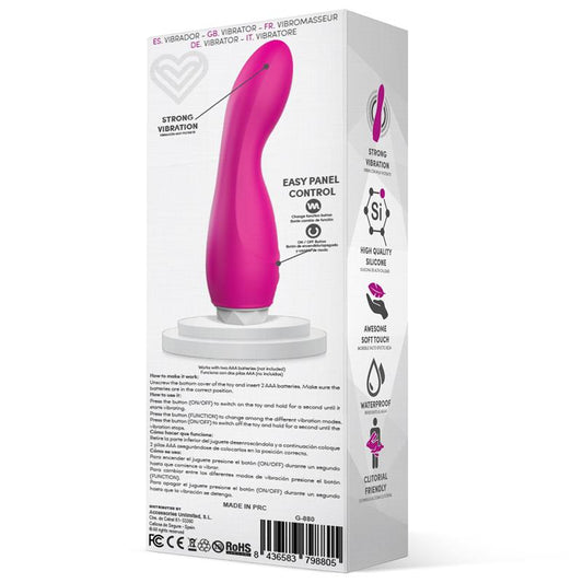 Douby Vibrador Silicona Rosa