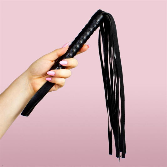 Flogger de Cuero 45 cm Negro