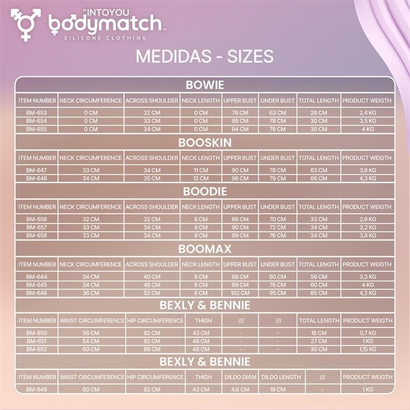 Bowie Pechos de Silicona Copa C Silicona Liquida