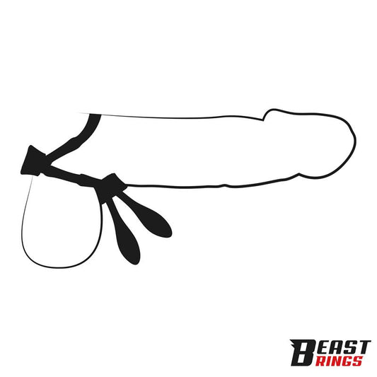 Lasso Anillo para el Pene Silicona Ajustable