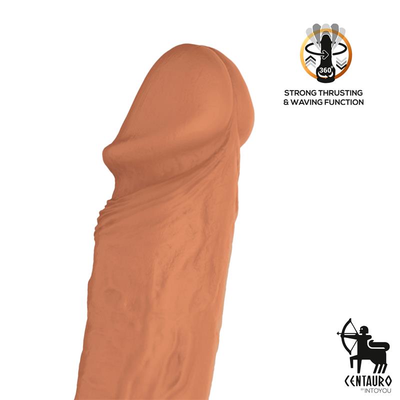 Quintus Dildo con Vibracion Thrusting y Waving 360º 9 23 cm