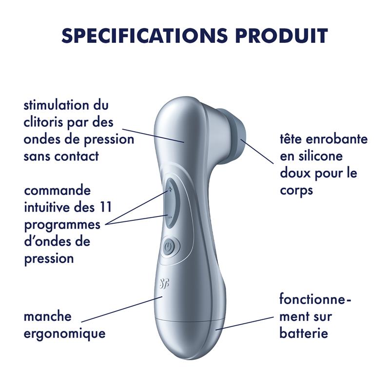 Pro 2 Gen 2 Succionador de Clitoris Battery Series Ice Blue