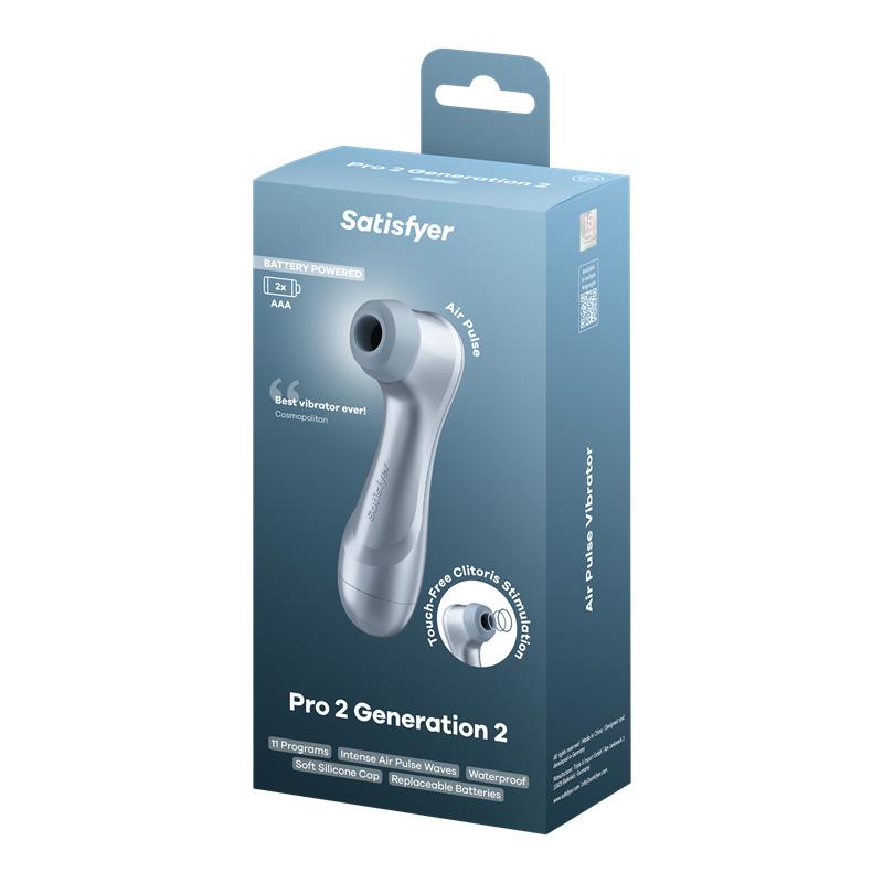 Pro 2 Gen 2 Succionador de Clitoris Battery Series Ice Blue