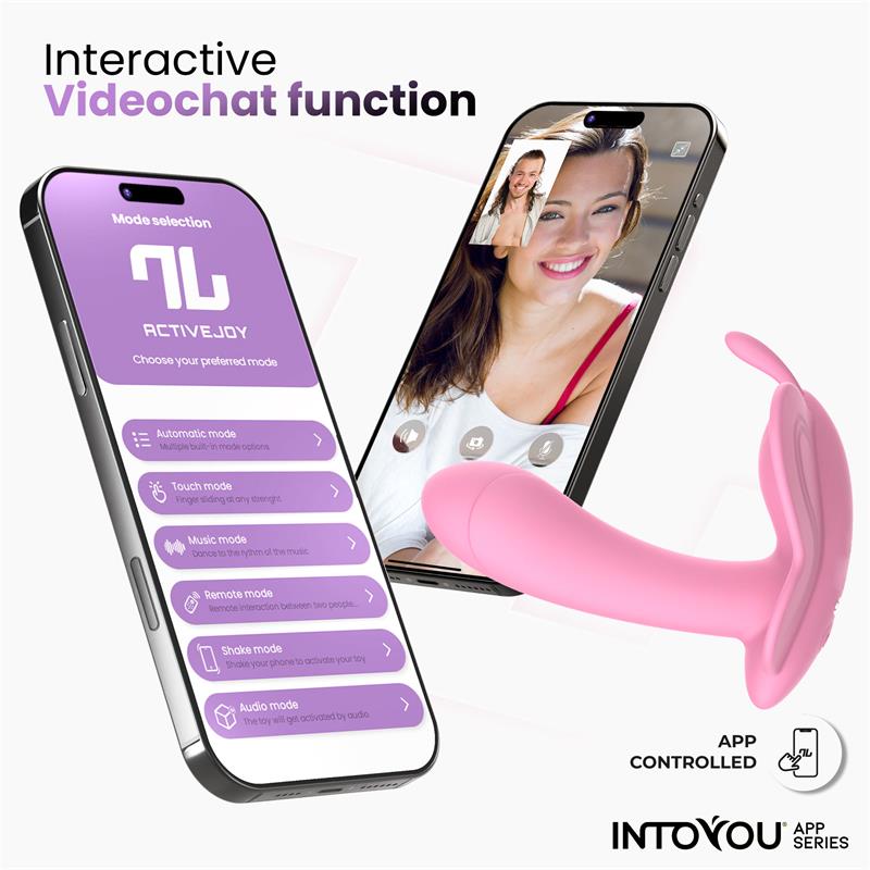 Wingy Estimulador Mariposa con APP Rosa