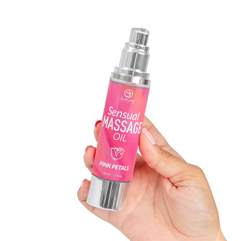 Aceite de Masaje Sensual Petalos Rosa 50 ml