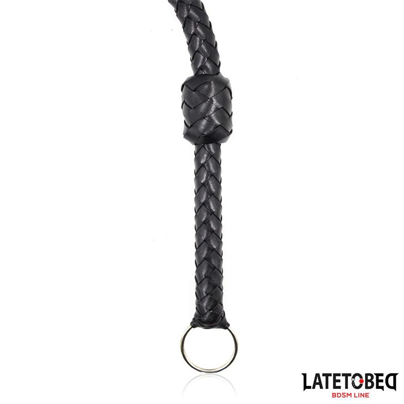 Latigo Trenzado Negro 116cm