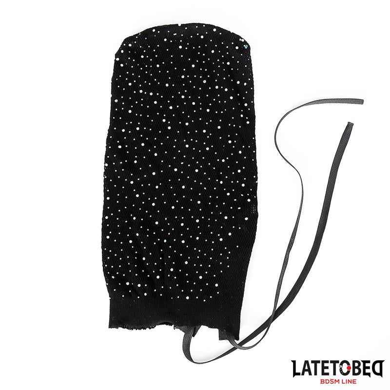 Mascara Rejilla con Brillantes y Lazo Ajustable