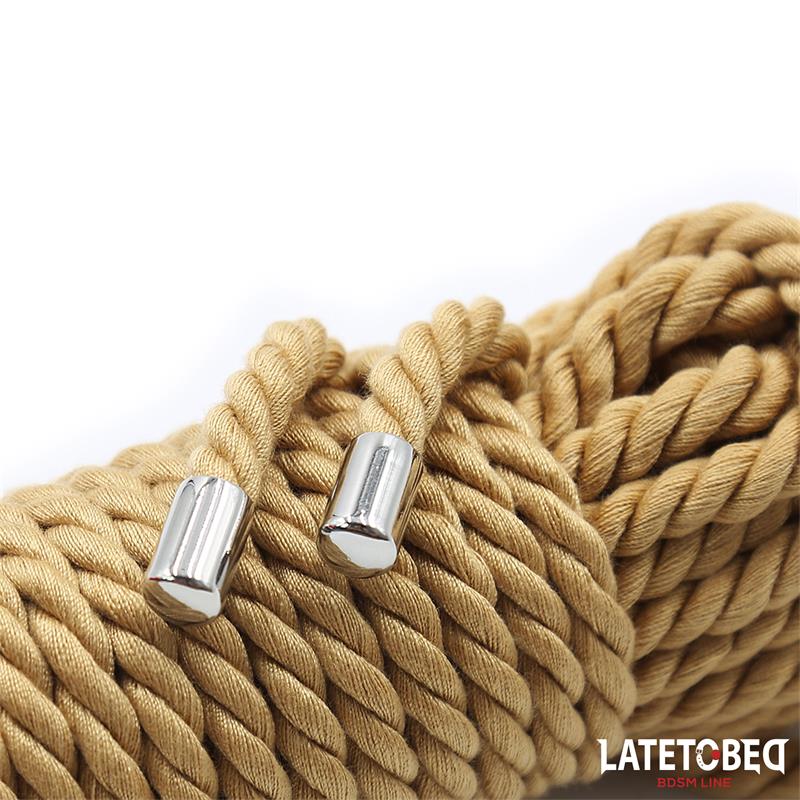 Cuerda de Bondage Detalles Metalicos 10m