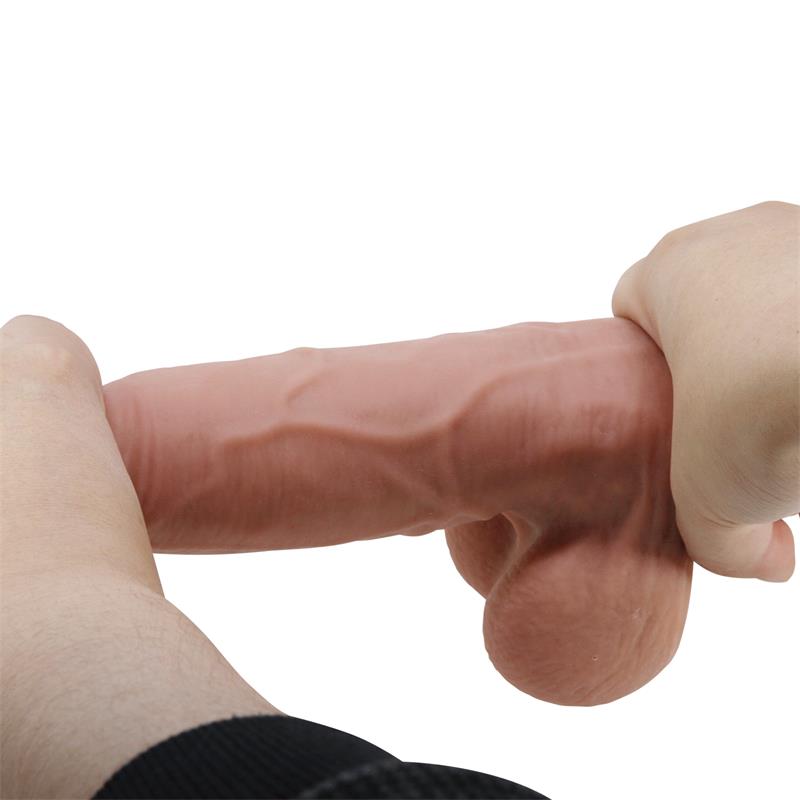 Dildo Realista Piel Deslizante Retractil 218 cm