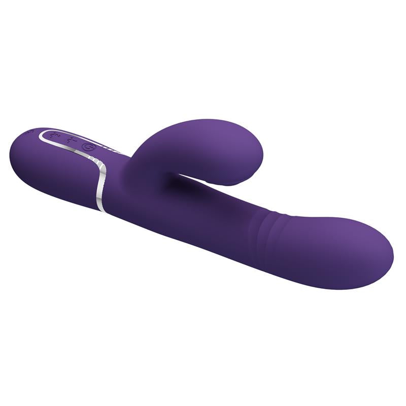 Mariana Vibrador 4 en 1 Silicona Morado