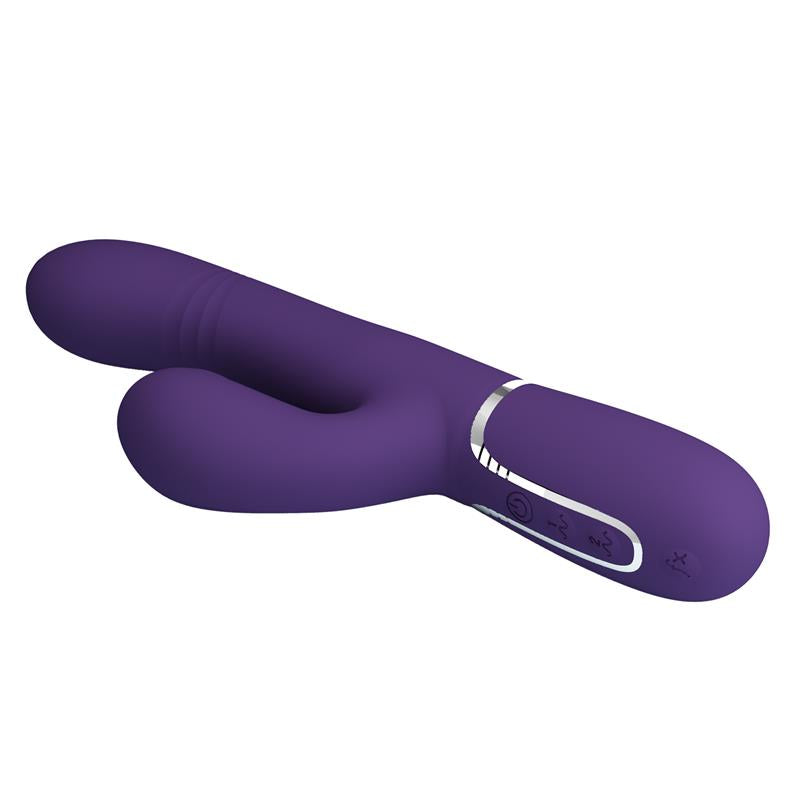 Mariana Vibrador 4 en 1 Silicona Morado