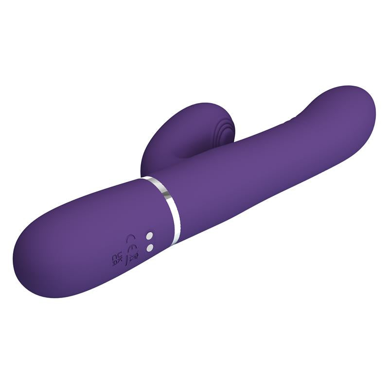 Mariana Vibrador 4 en 1 Silicona Morado