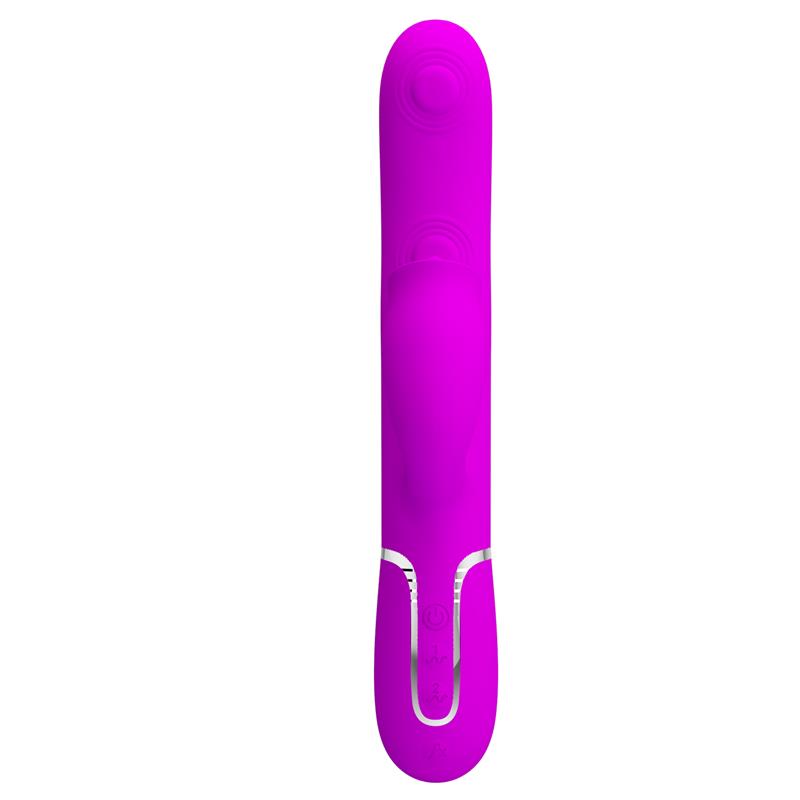Gigi Vibrador con Licking y Thumping Fucsia