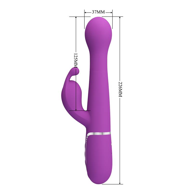 Dejon Vibrador con Thrusting y Rotacion Twinkled
