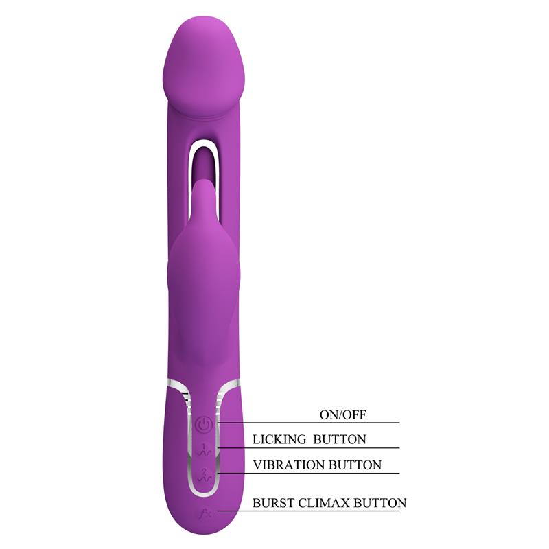 Kampas Vibrador con Lengua Lila