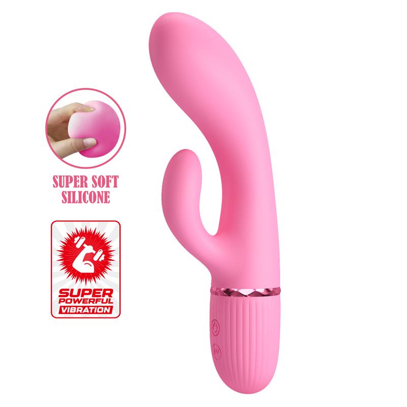 Marski Vibrador con Rabbit Punto G Rosa