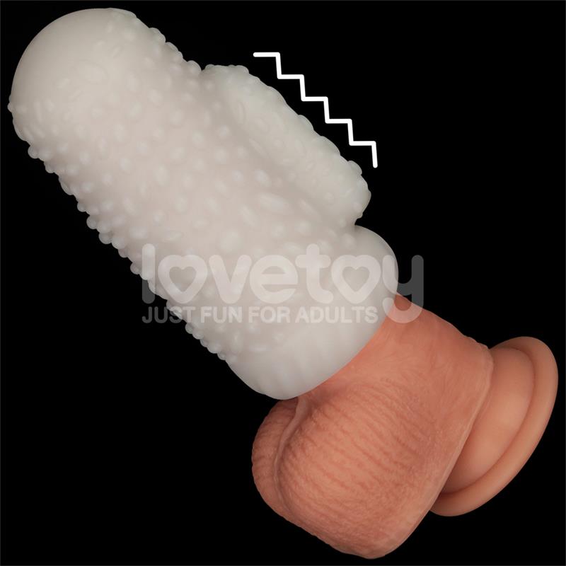 Knights Ring Funda para el Pene y Estimulador Drip