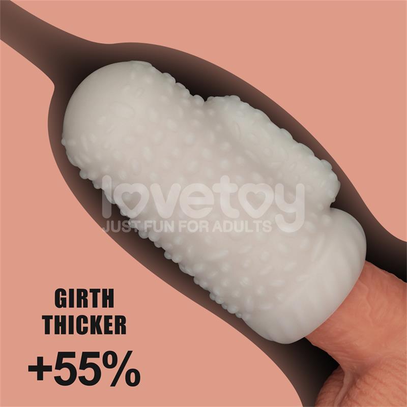 Knights Ring Funda para el Pene y Estimulador Drip