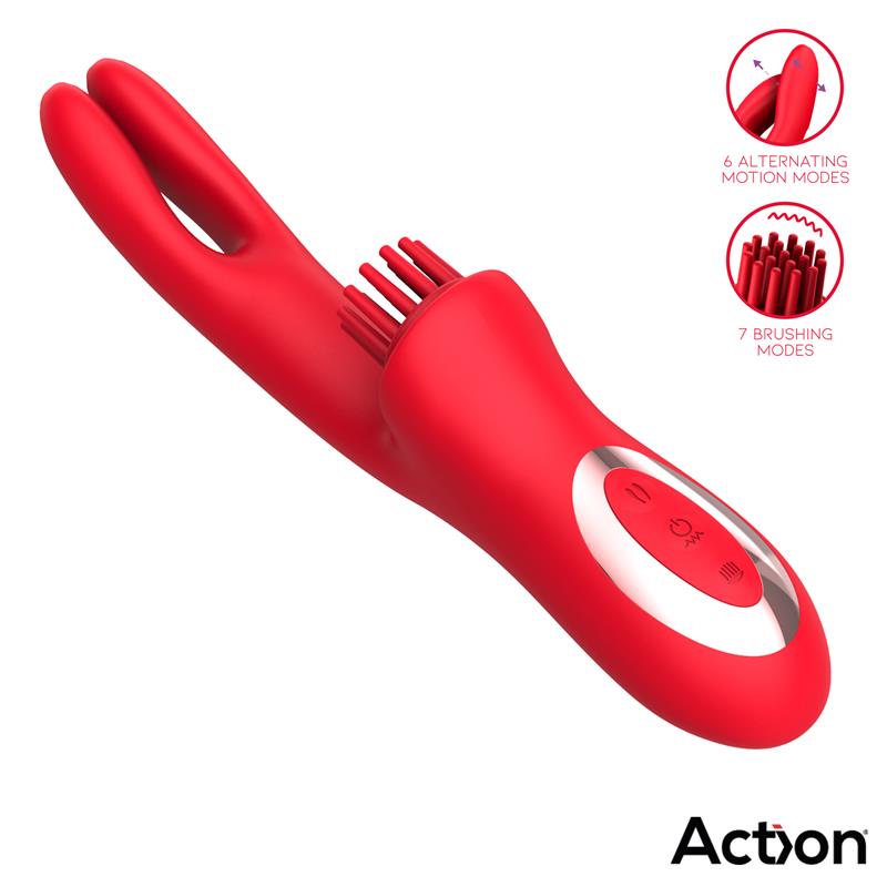 Bilma Vibrador con Movimientos Alternantes y Brushing 4 Motores