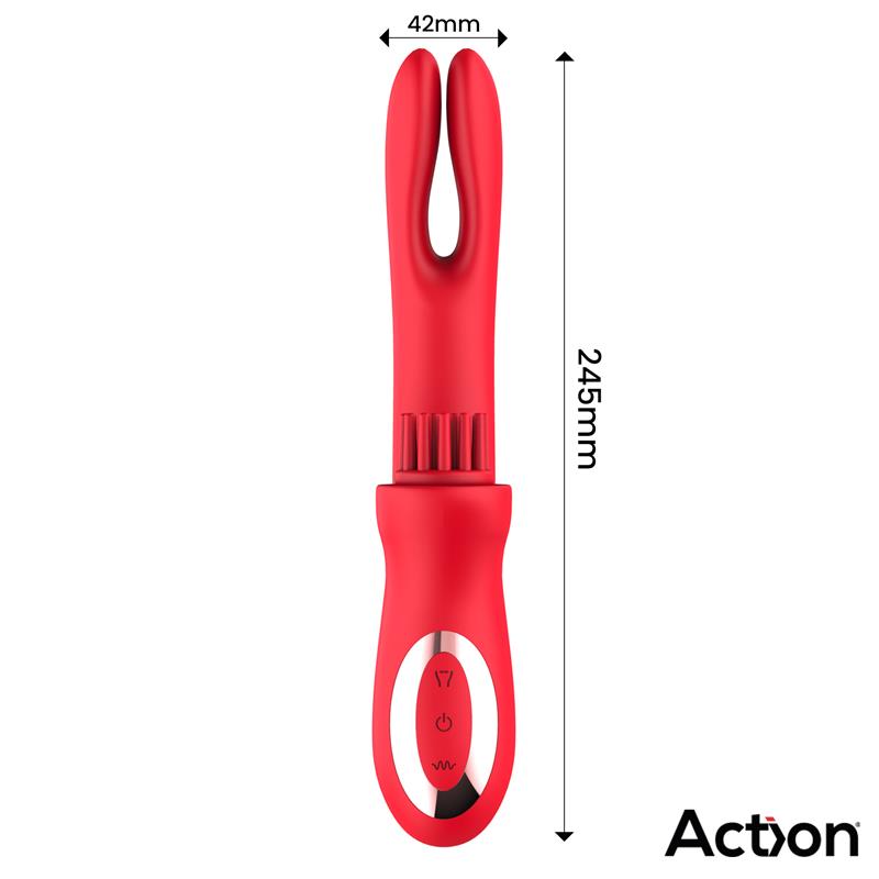 Bilma Vibrador con Movimientos Alternantes y Brushing 4 Motores