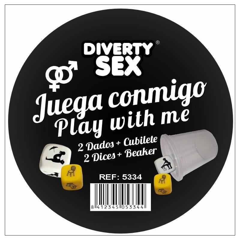 Cubilete de 2 Dados Hetero Posturas y Lugar