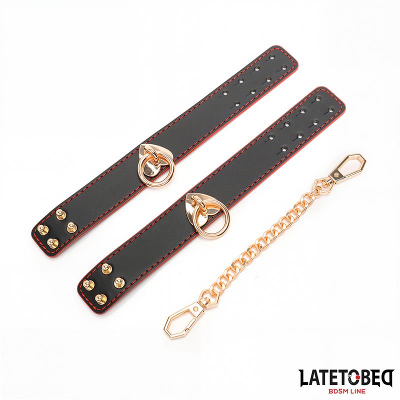 Esposas con Cadena Dorada