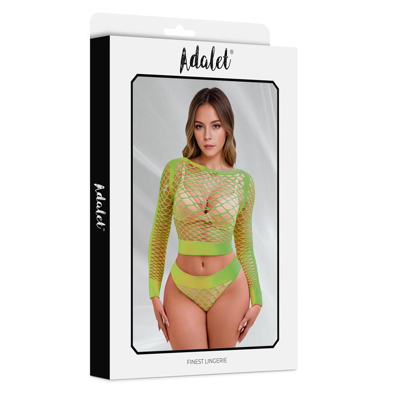 Yara Set de 2 Piezas Amarillo Neon Talla unica