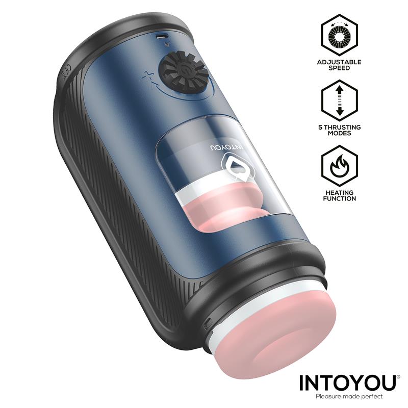 Tenkro Masturbador con Thrusting y Calor USB C