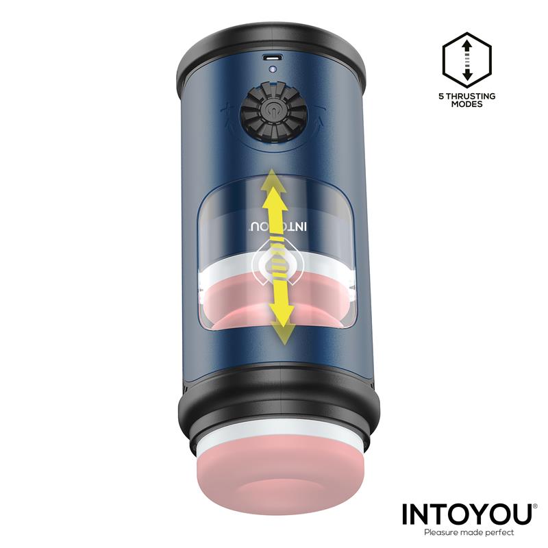 Tenkro Masturbador con Thrusting y Calor USB C