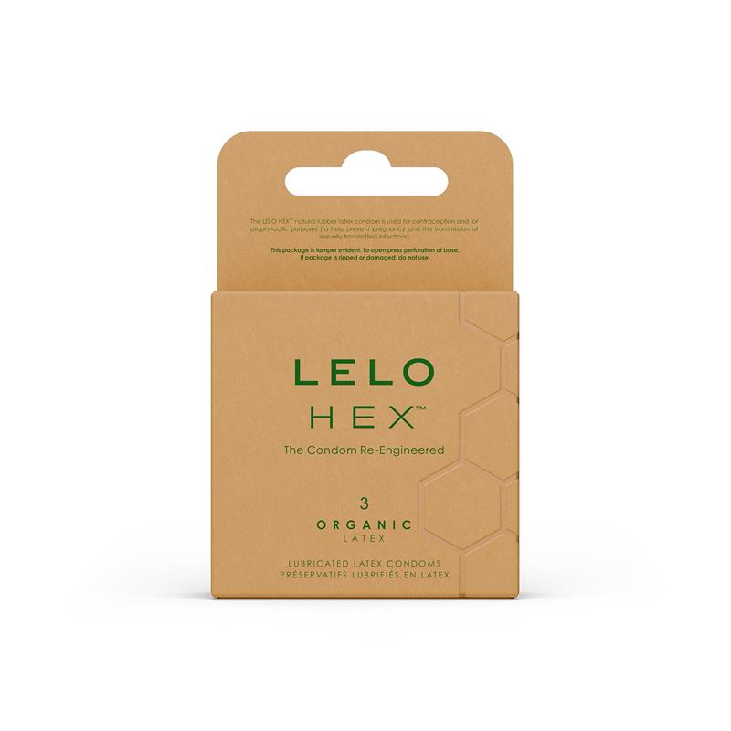 HEX Condoms Organic 3 unidades