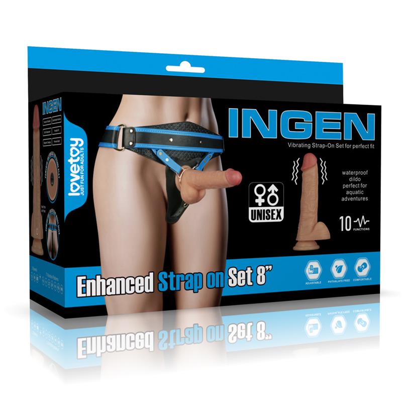 Arnes con Dildo con Vibracion 8