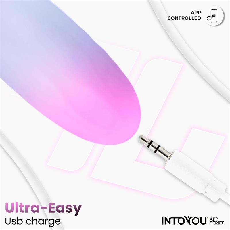 Huevo Silicona Doble Capa con APP Rosa Azul