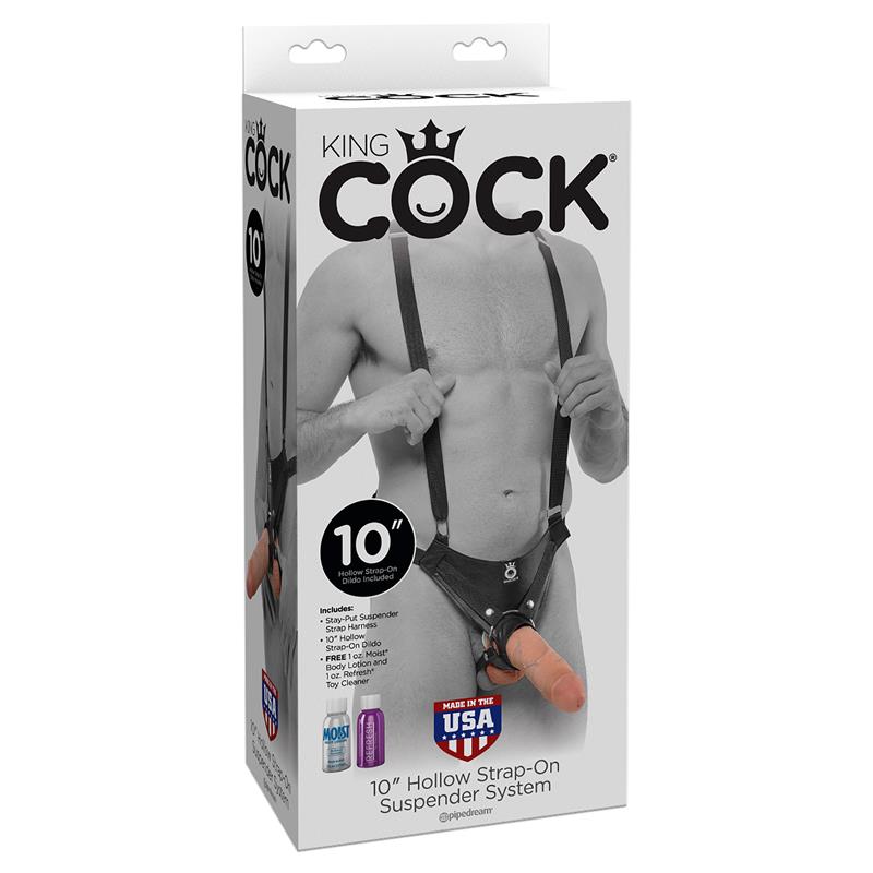 Arnes con Tirantes y Dildo Hueco 10