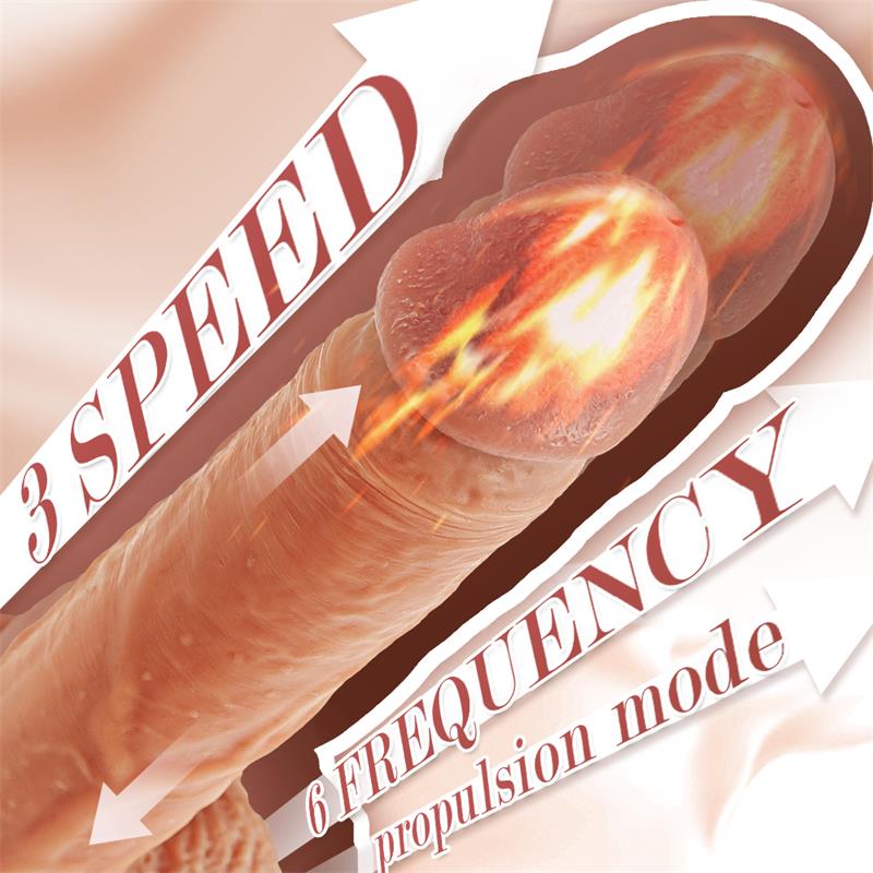 Dean Dildo con Thrusting y Vibracion 8