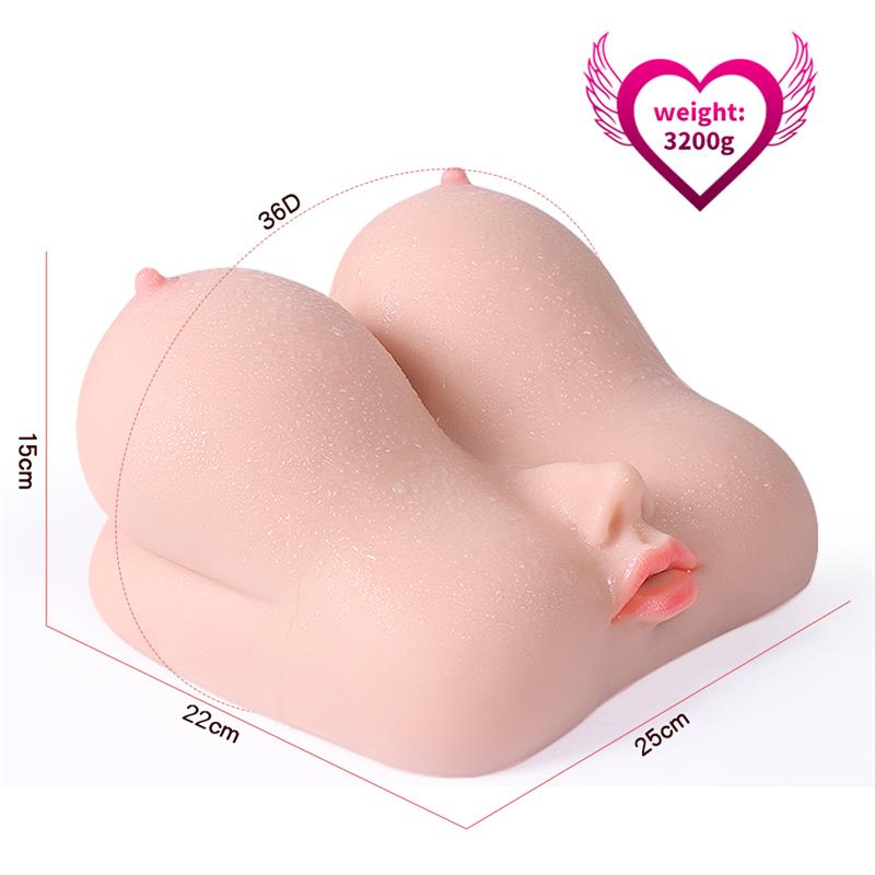 Jalome Masturbador 3 en 1 Vagina Boca y Pecho 32 kg