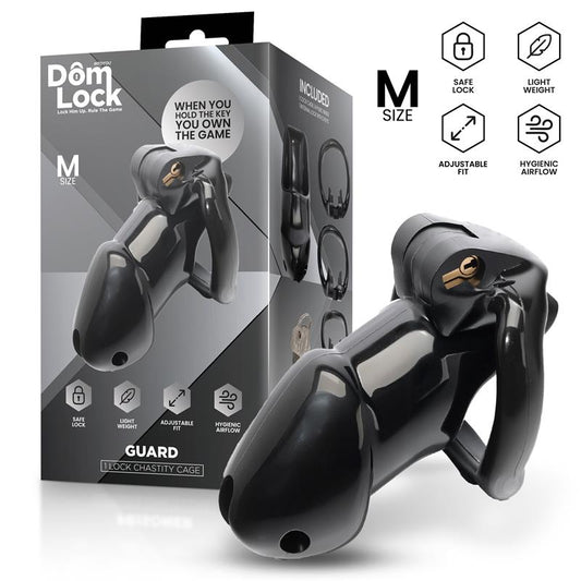 Guard Jaula para el Pene con Candado Interno Talla M