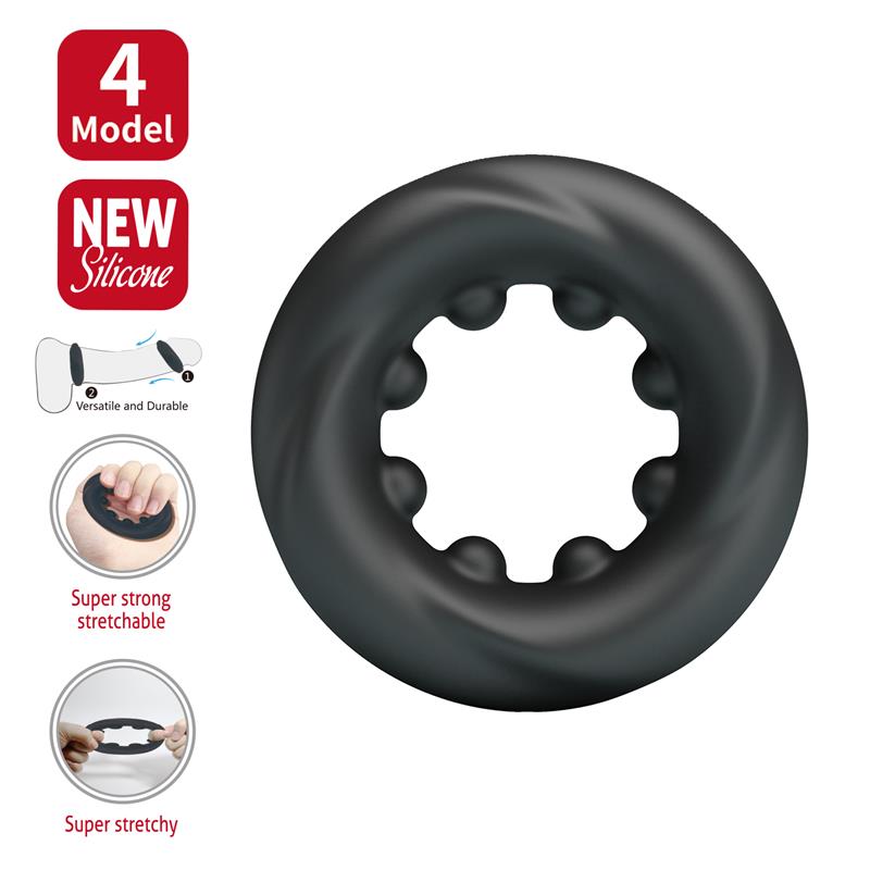 Daquez Anillo para el Pene Silicona Mod 4