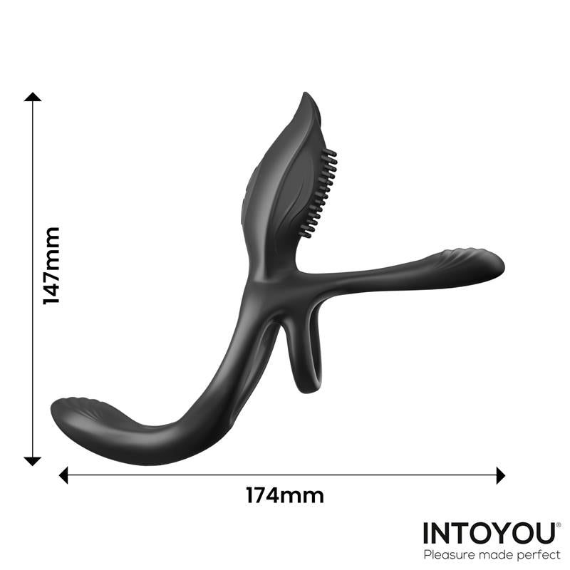 Daxer Doble Anillo para el Pene con Estimulador de Clitoris