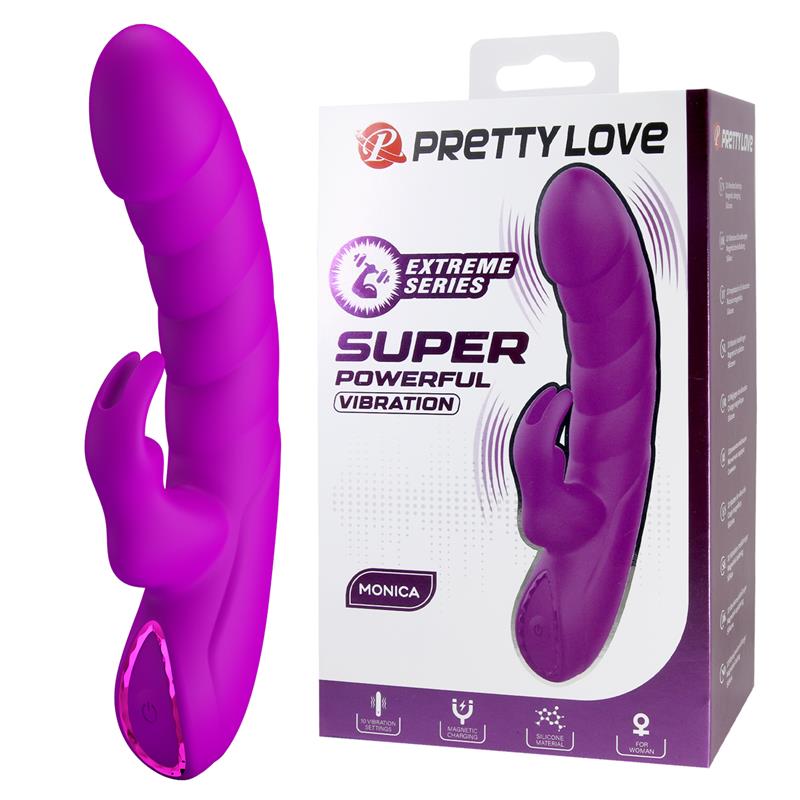 Monica Vibrador con Conejito