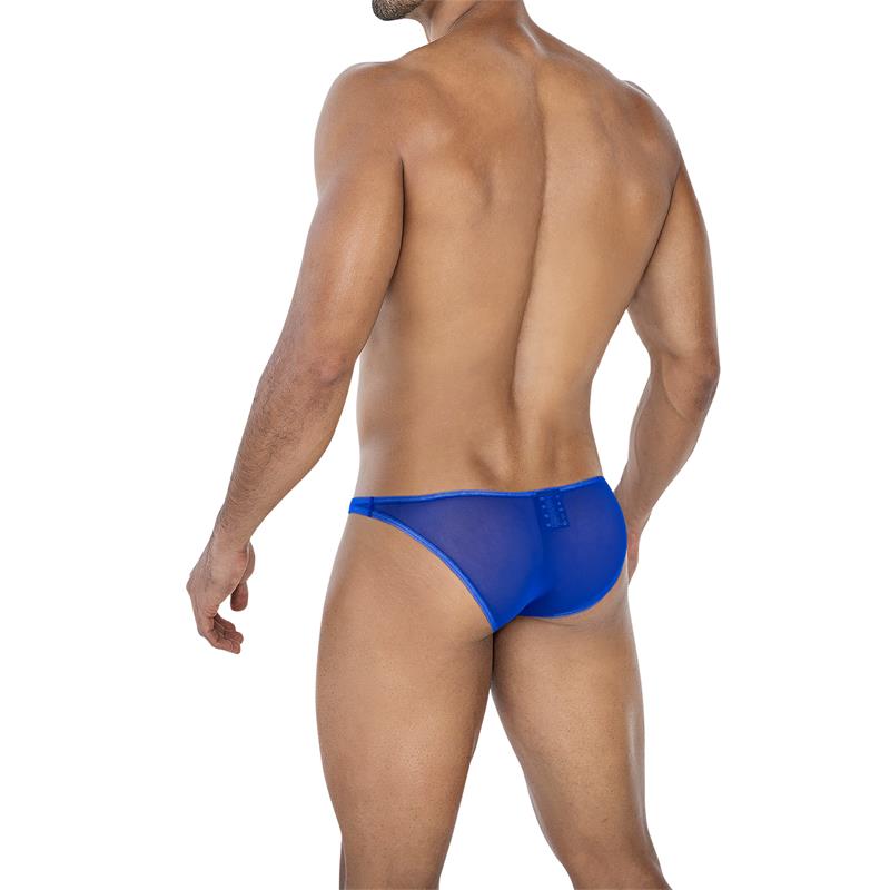 C4MSPXBUL01 Calzoncillo Tiro Bajo Mesh Electric Blue