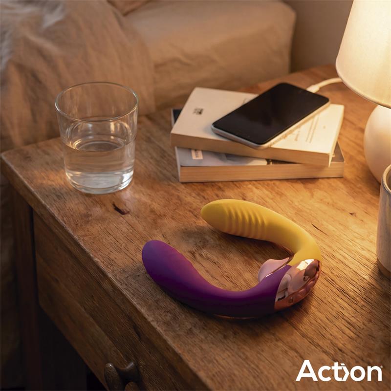 Two Lovers 3 in 1 Vibrador con Finger y Succion