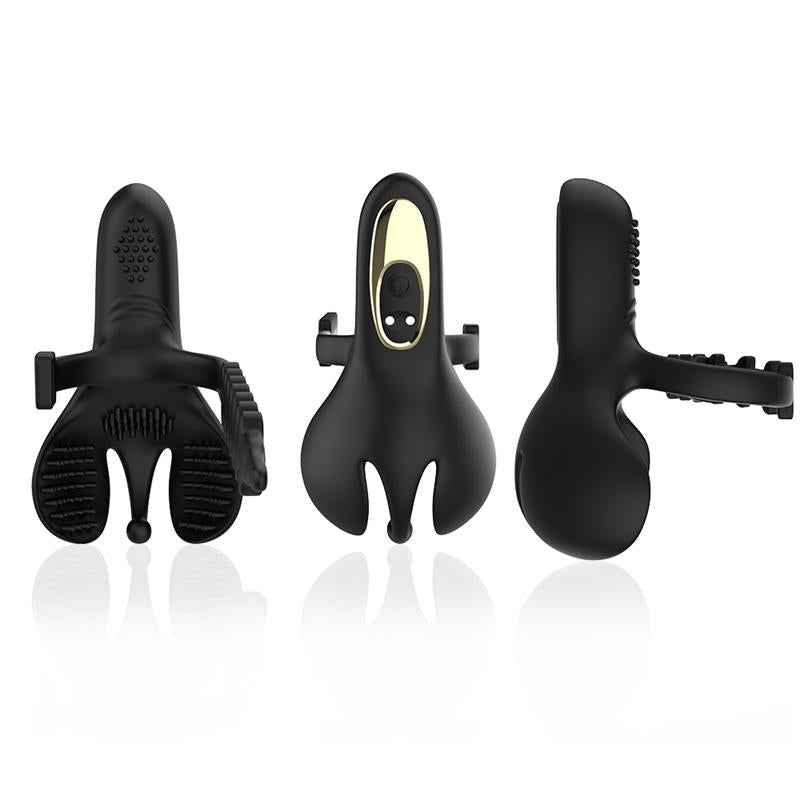Anillo Vibrador para Pene y Testiculos Ajustable