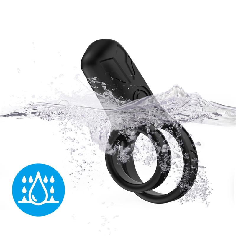 Mecha style Anillo Doble para el Pene con Vibracion