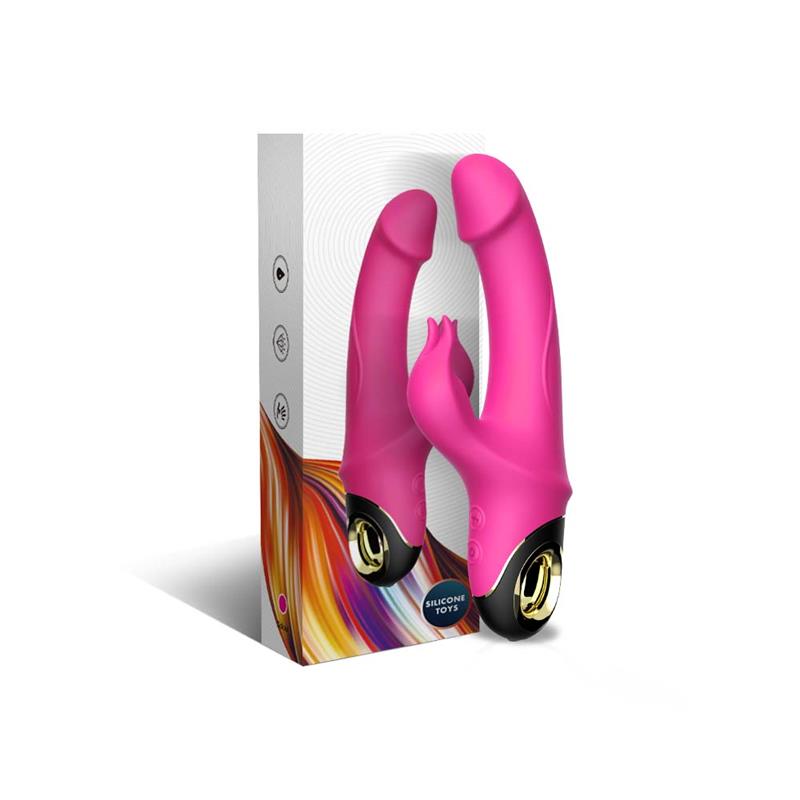 Vibrador con Rotacion 360º Rosa