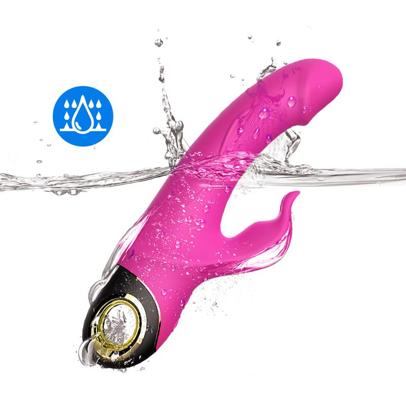 Vibrador con Rotacion 360º Rosa