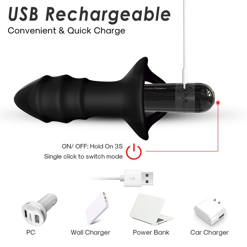 Plug Anal con Vibracion