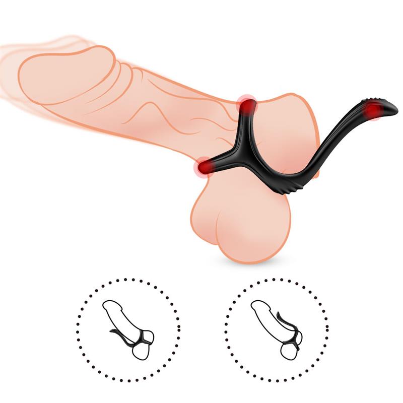 Anillo para el Pene con Estimulacion Perianal
