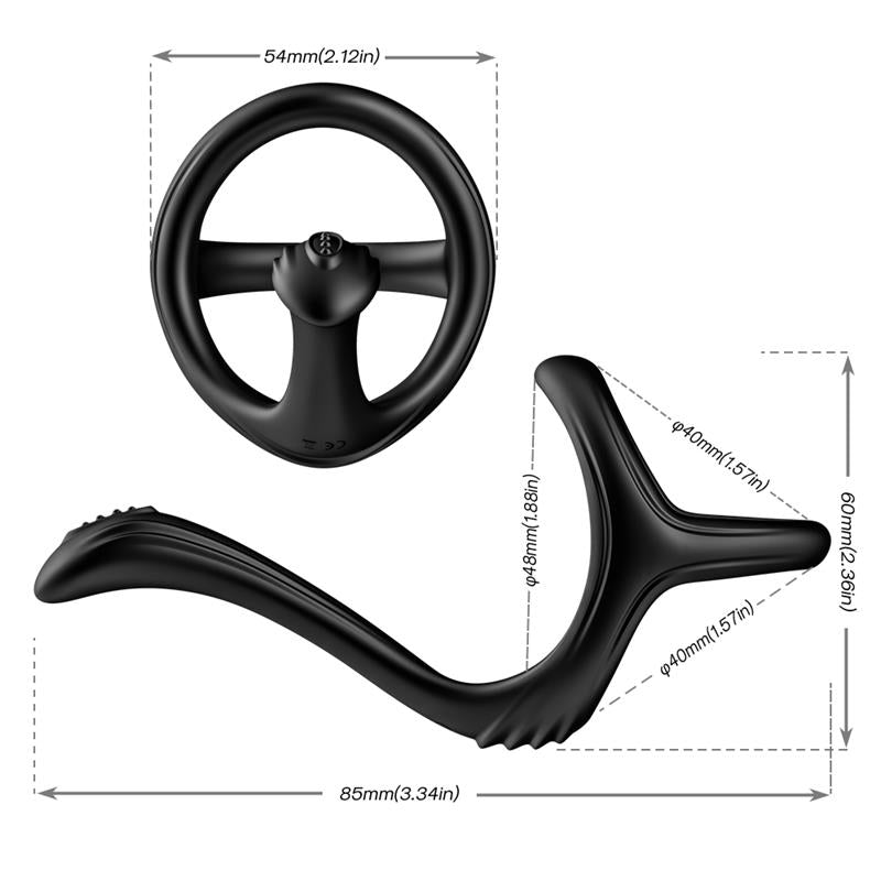 Anillo para el Pene con Estimulacion Perianal