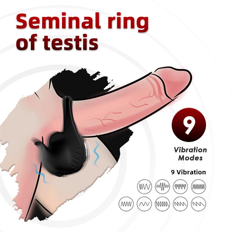 Anillo Vibrador para Pene y Testiculos