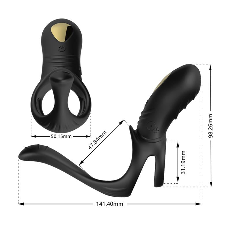 Anillo Vibrador con Estimulacion Perianal